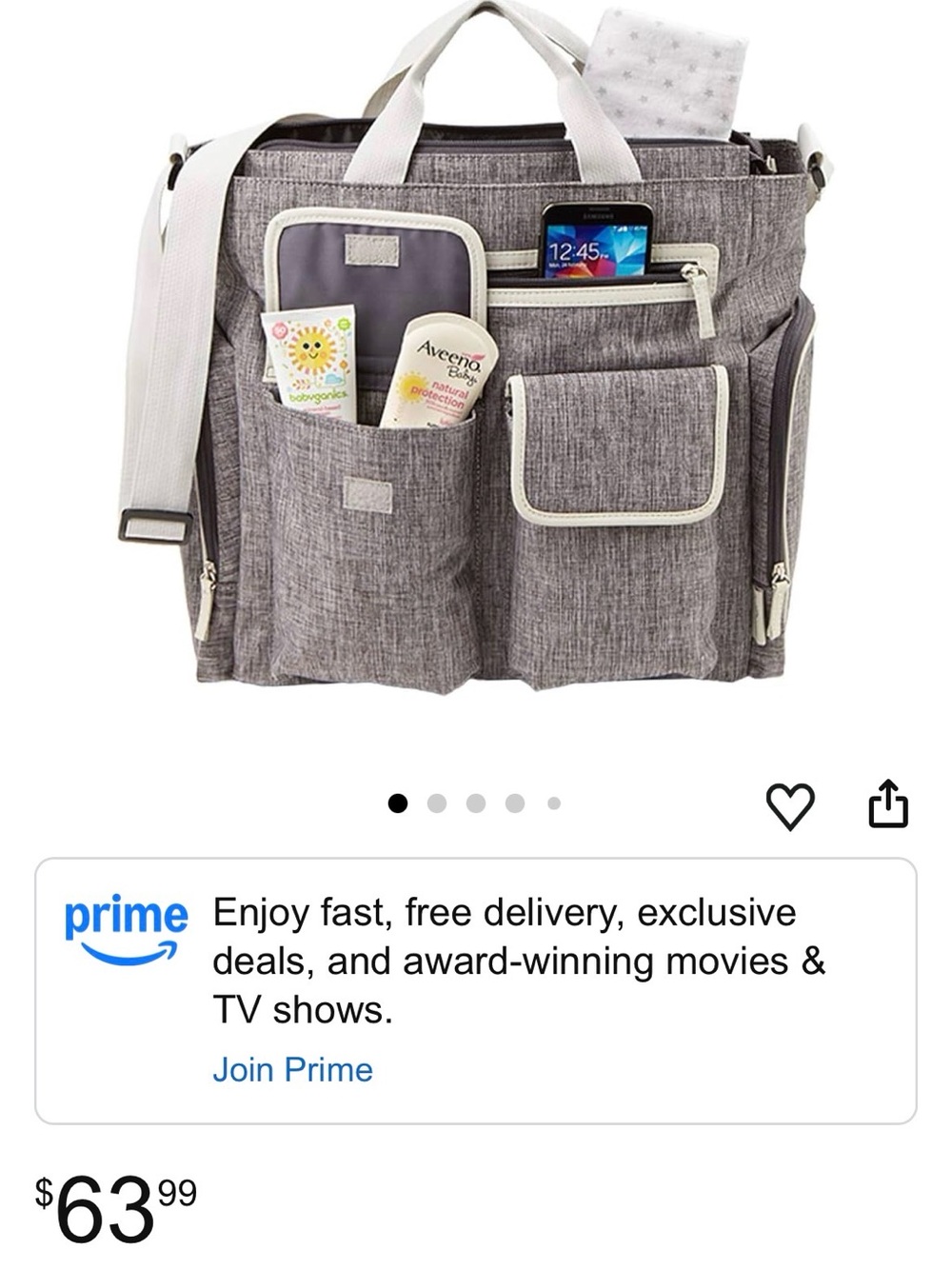Like New Diaper Bag/ Ladies Laptop Bag  - Babyboom